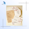 Elegant personalized balsa wood card/bamboo wood business cards